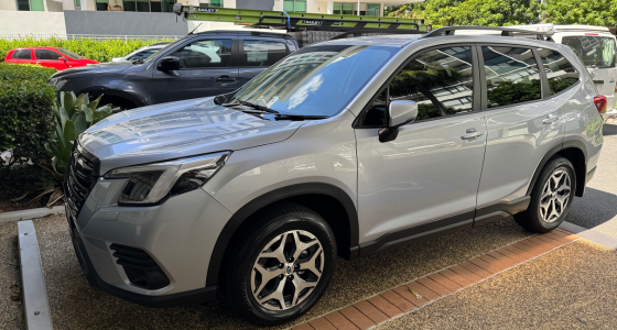 Grey 2023 Subaru Forester Red Plum Automotive Car Buying Reviews