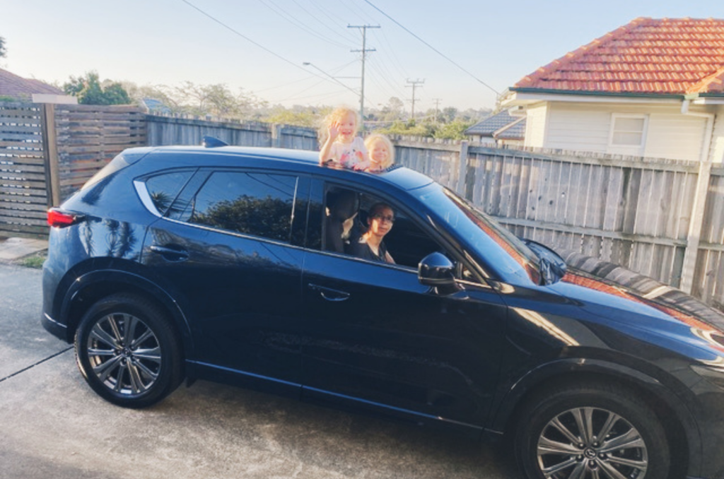 new family car blue Mazda CX5 red Plum Automotive car buying service