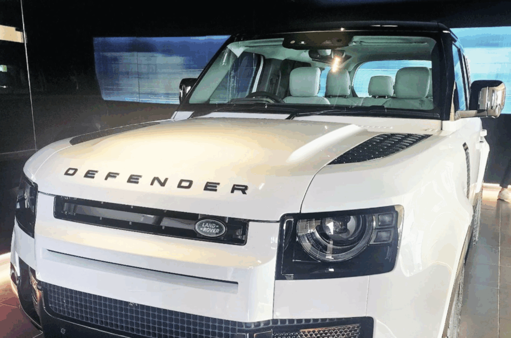 Land Rover Defender White 2025 Red Plum Automotive Car Broker Savings